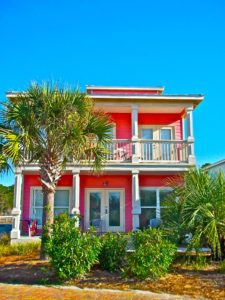 Sunset Beach Pink House