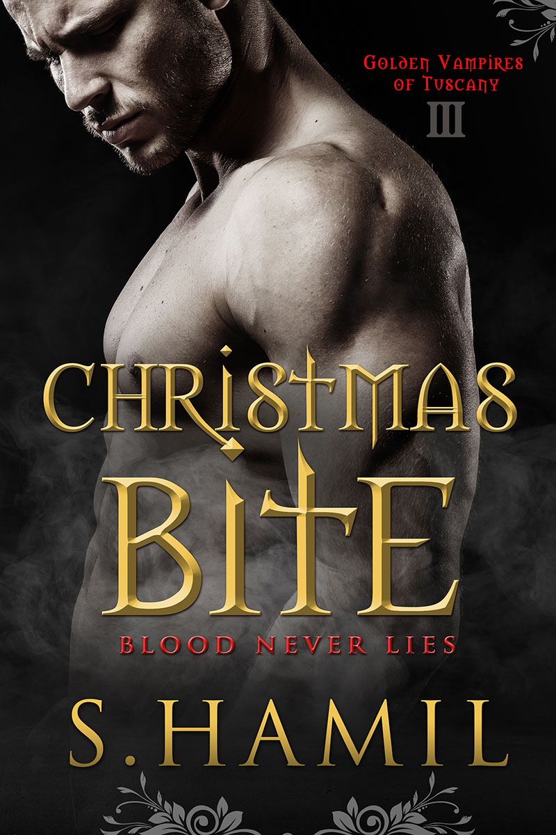 Christmas Bite a Book from The Golden Vampires of Tuscany Series by Author S Hamil