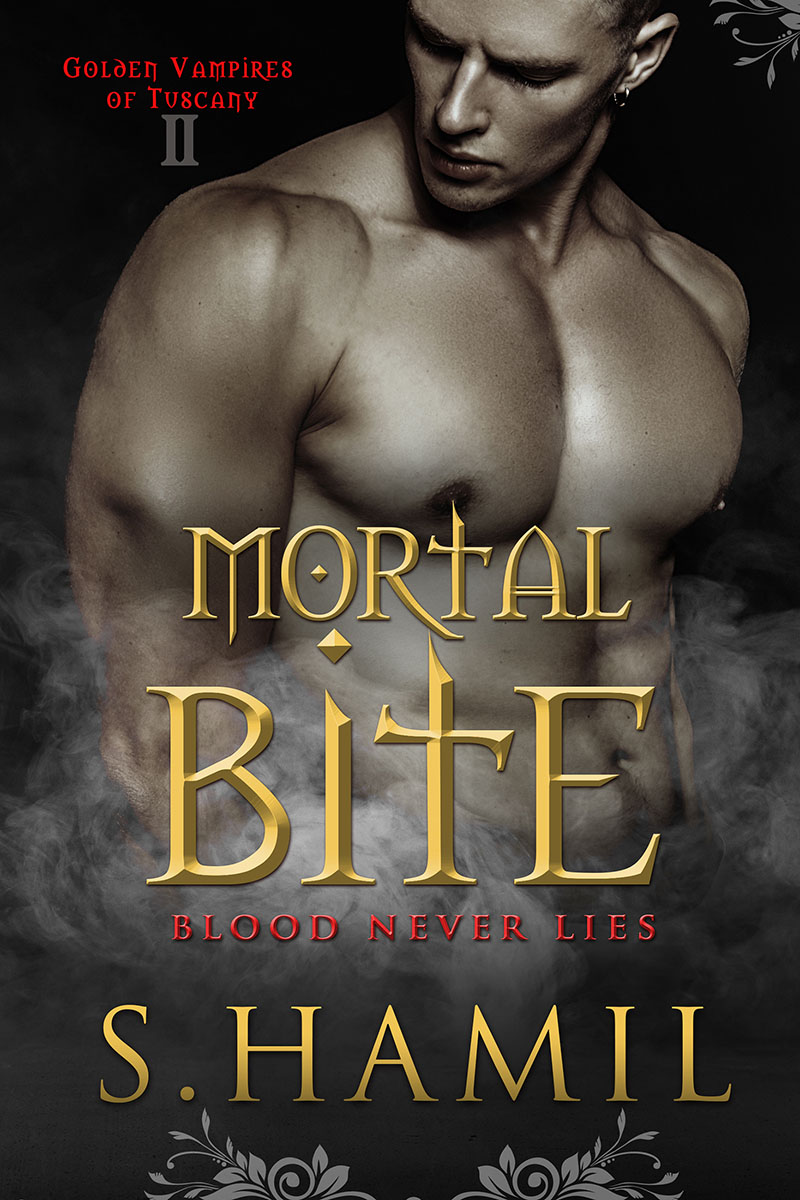 Mortal Bite a Book from The Golden Vampires of Tuscany Series by Author S Hamil