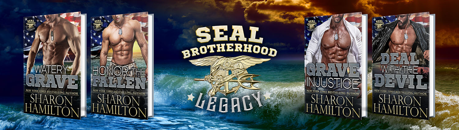 SEAL Brotherhood Legacy Banner Book Series by Author Sharon Hamilton